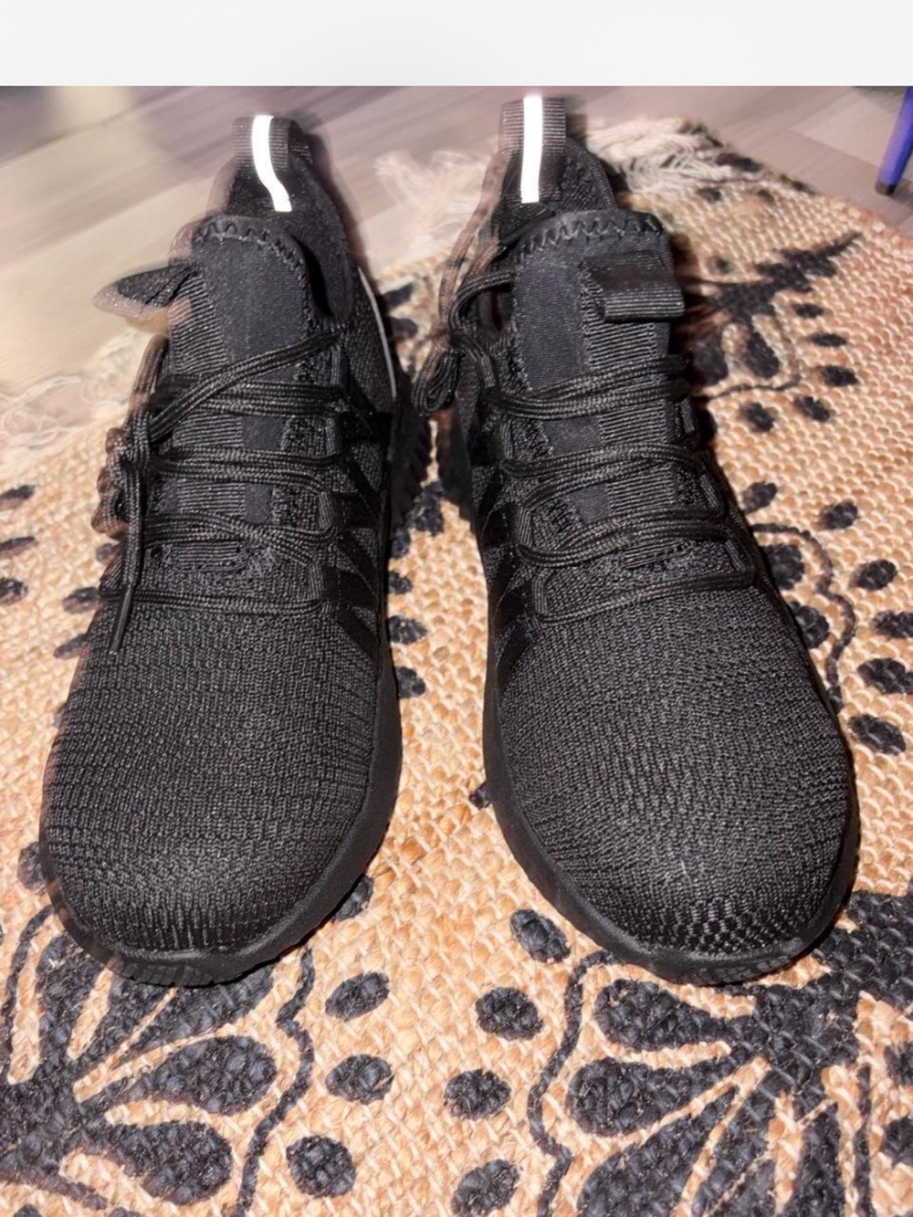 🖤 Brand New Black Knit Sock Steel Toe Safety Sneakers 🖤 size 7W